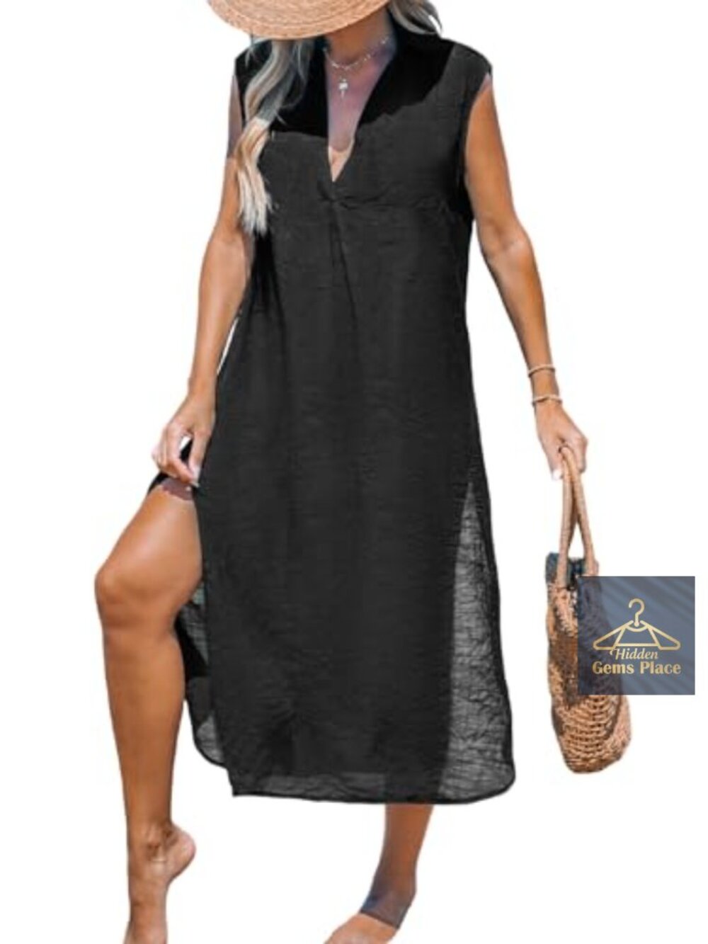 CUPSHE Womens Swimsuit Coverup Long Midi Beach Cover Up Dress